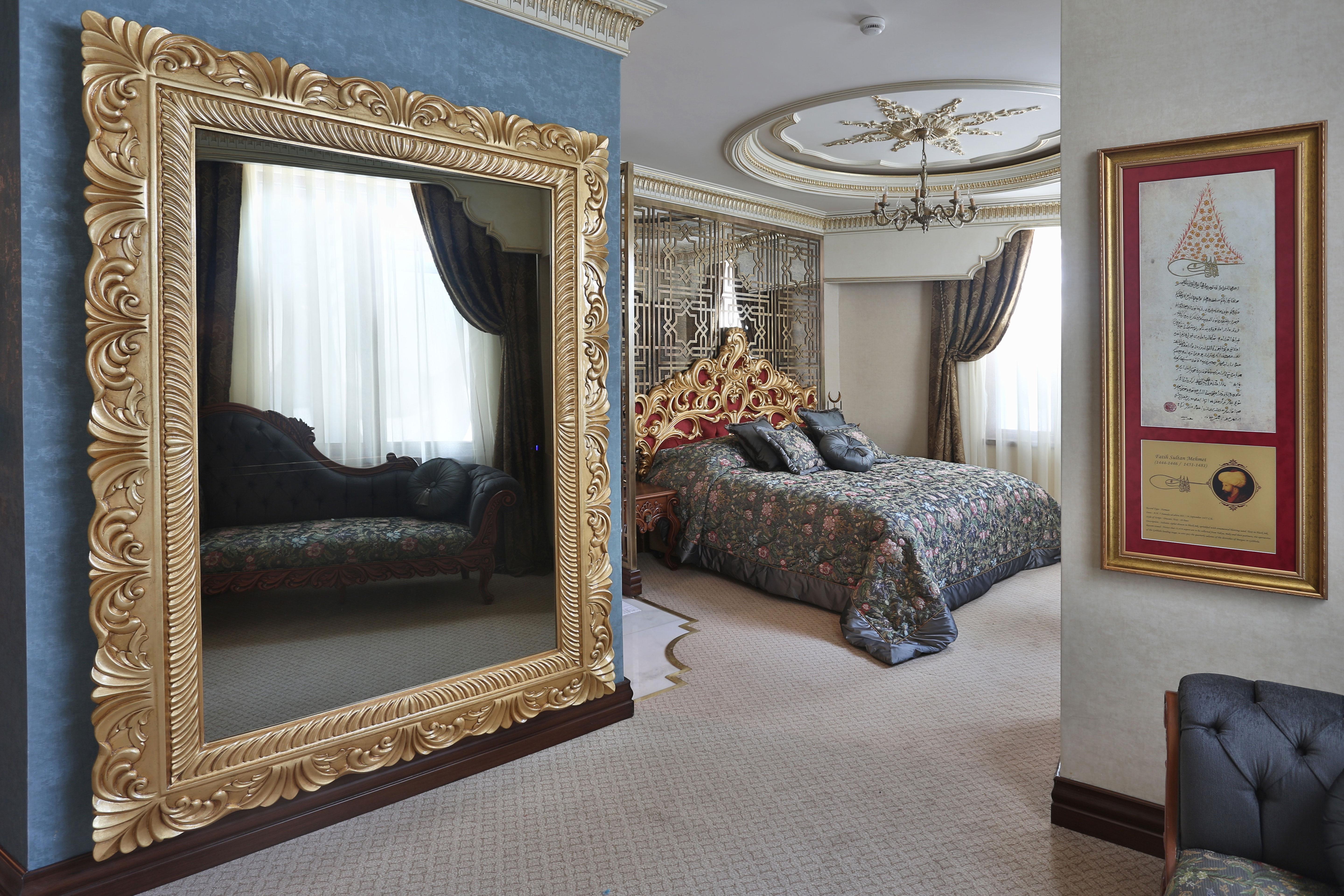 Daru Sultan Hotels Galata Istanbulská provincie Exteriér fotografie A mirror in a bedroom