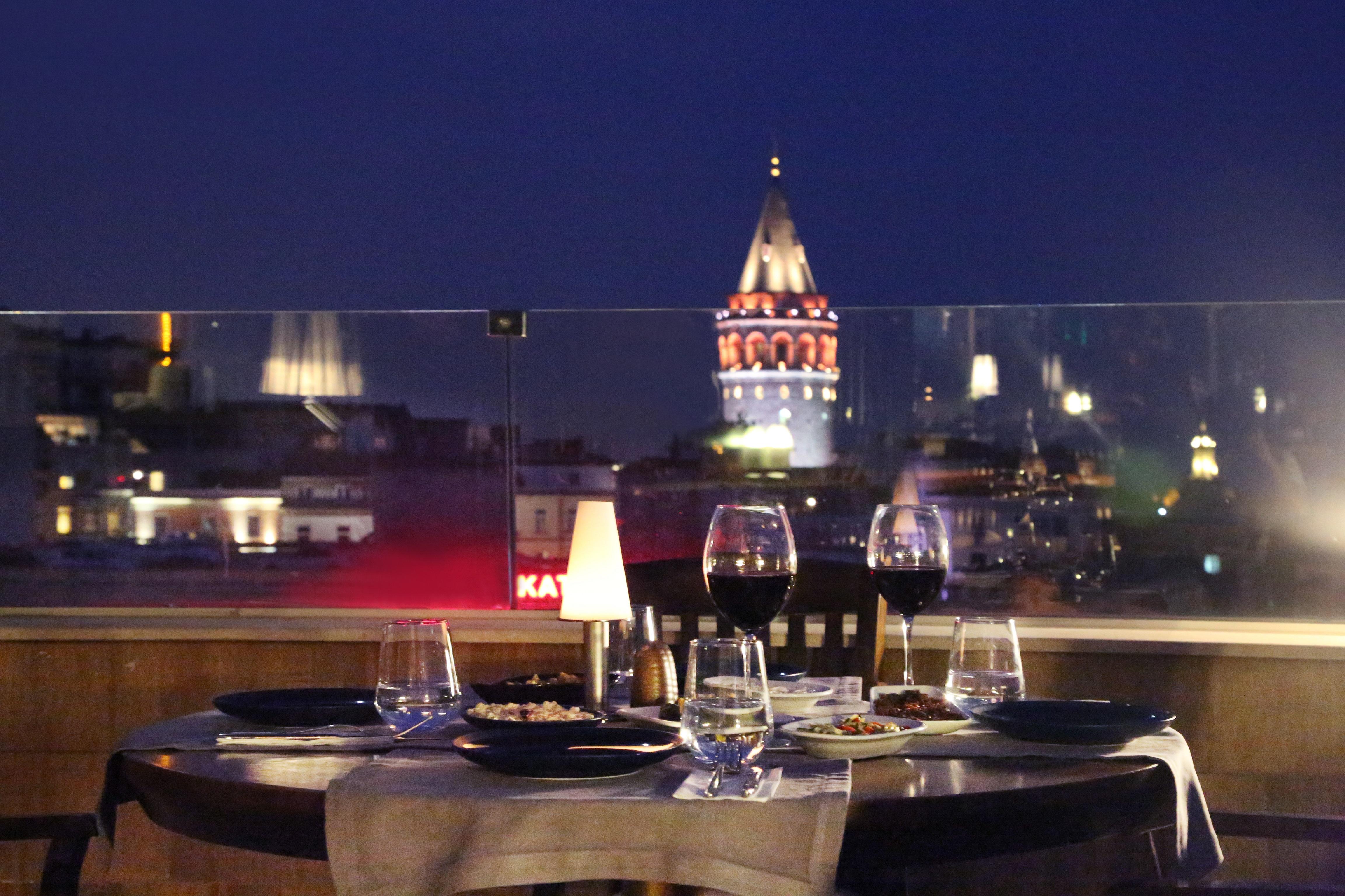 Daru Sultan Hotels Galata Istanbulská provincie Exteriér fotografie The view from the hotel