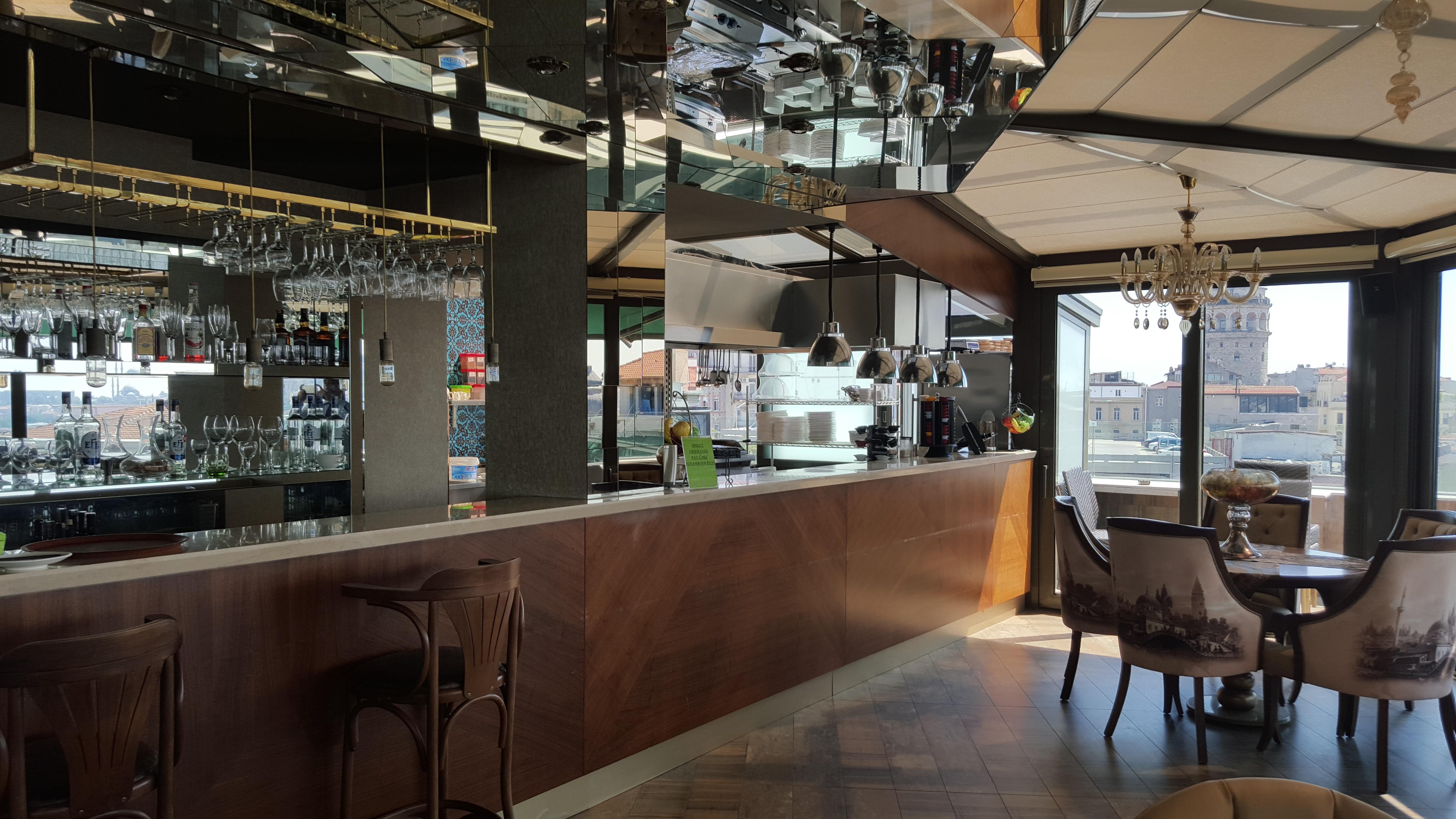 Daru Sultan Hotels Galata Istanbulská provincie Exteriér fotografie The bar at the restaurant