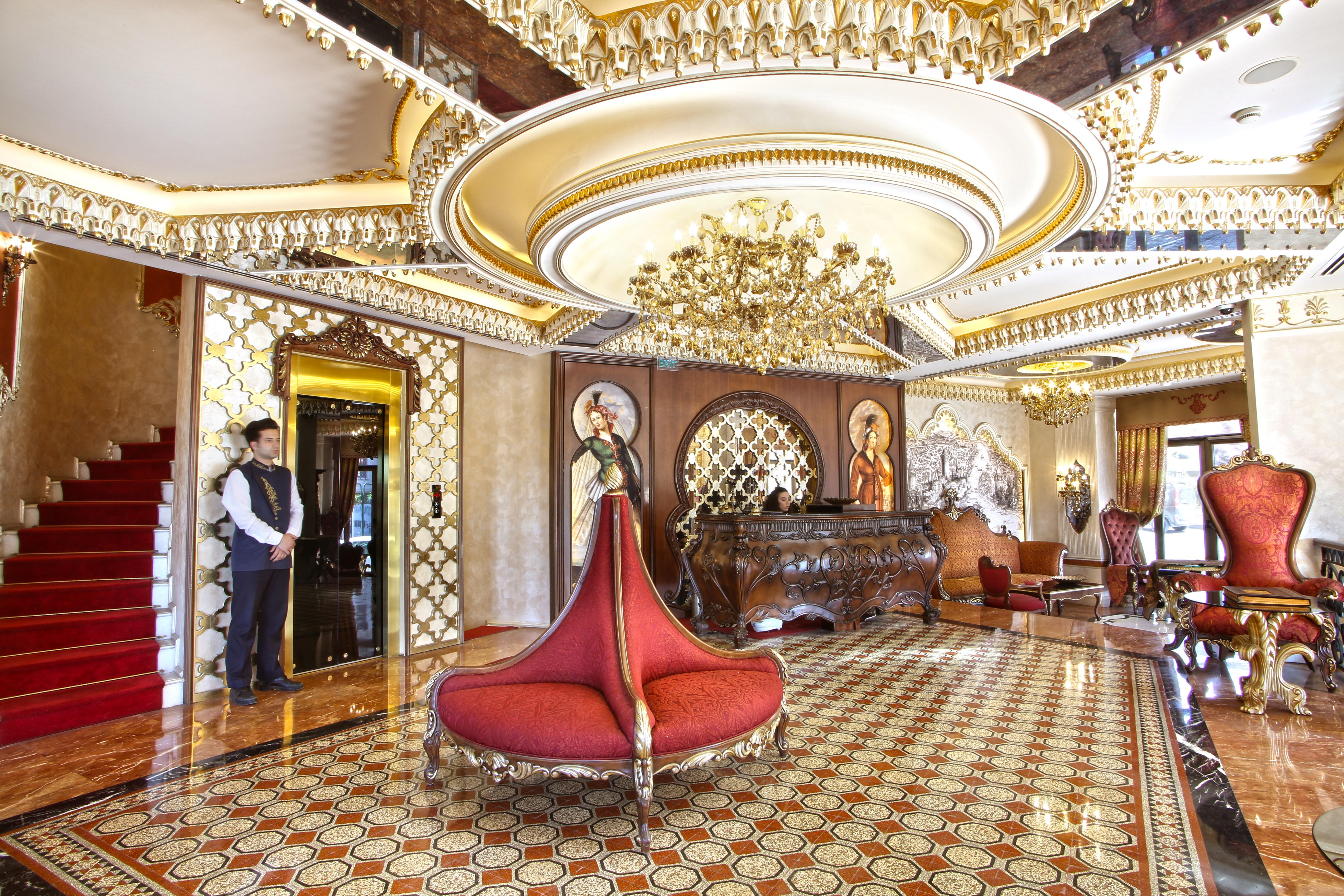 Daru Sultan Hotels Galata Istanbulská provincie Exteriér fotografie Lobby